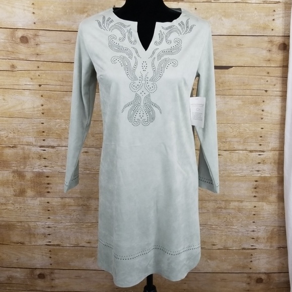 Soft Surroundings Dresses & Skirts - Soft Surroundings Ambrosia Faux Suede Dress